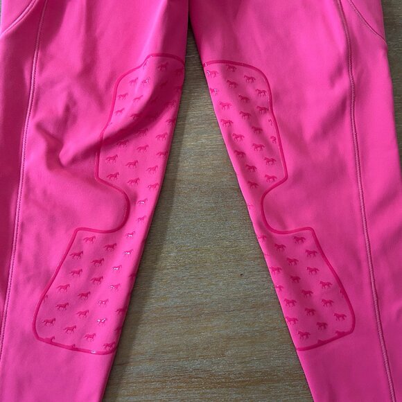 Pre-owned Baleaf Girls Hot Pink Equestrian Breeches, Size Small - Picture 11 of 11